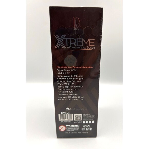 Predire Paris Xtreme Skin Rejuvenated Device Hot Cold Factory Sealed - Picture 2 of 4